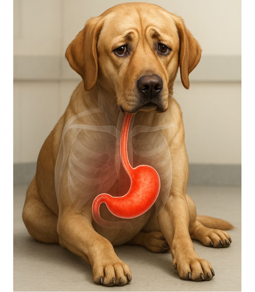Magebsaeure beim Hund Sodbrennen